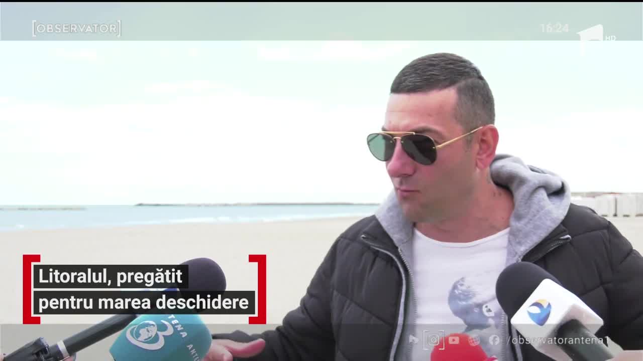 Litoralul, pregătit pentru marea deschidere