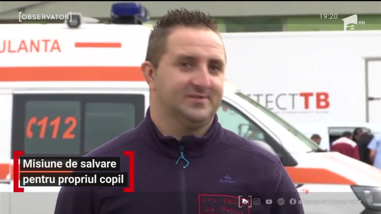 Un salvator SMURD a aflat chiar &icirc;nainte de misiune că urmează să-şi salveze propriul copil. Băiatul de patru ani fusese lovit de o maşină