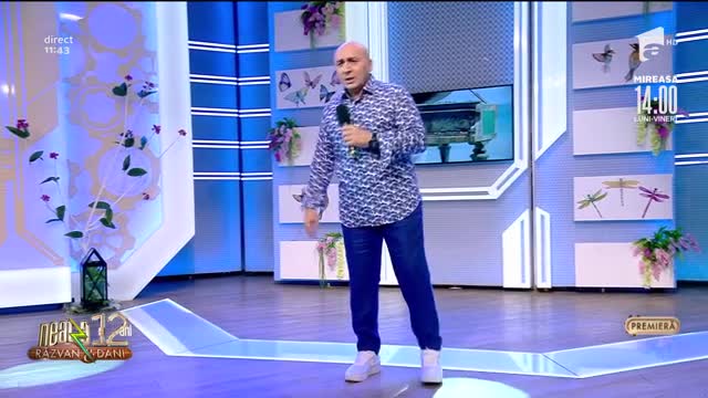 Marcel Pavel c&acirc;ntă melodia Z&acirc;na mea frumoasă din povești, la Neatza cu Răzvan și Dani