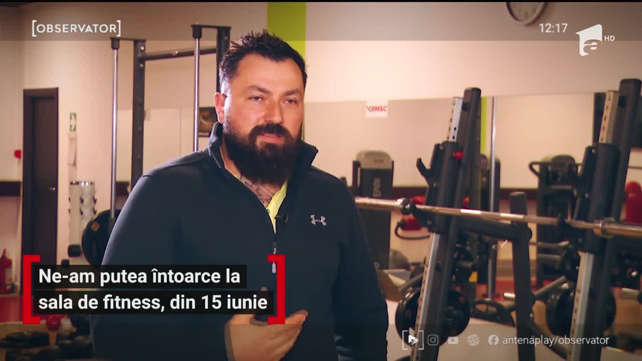 Ne-am putea &icirc;ntoarce la sala de fitness, din 15 iunie