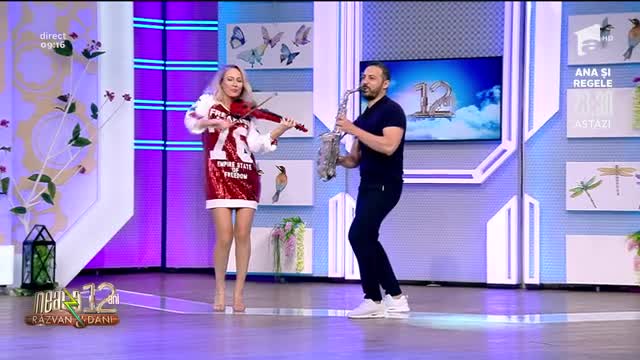 Amadeea Violin și Veran Zorilă c&acirc;ntă melodia Lose Control & Roses, la Neatza cu Răzvan și Dani