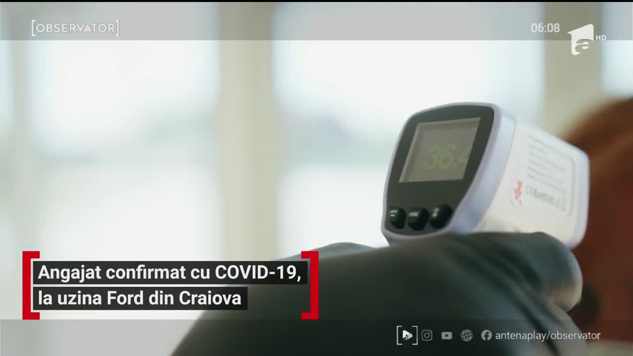 La puține săptăm&acirc;ni de la redeschiderea activității, Ford Craiova se confruntă cu primul caz de Covid