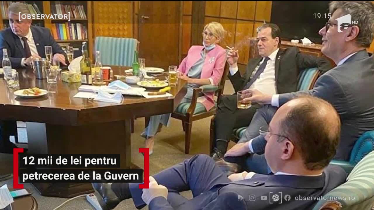 12 mii de lei pentru petrecerea de la Guvern