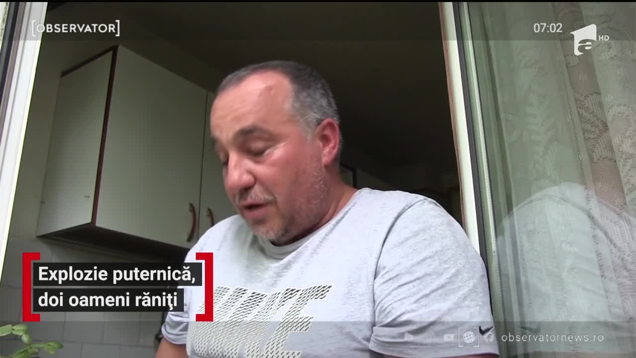Explozie puternică &icirc;n Iași, doi oameni au fost răniți