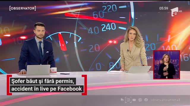 Accident cumplit &icirc;n Botoșani. Un șofer băut și fără permis a transmit totul live pe Facebook