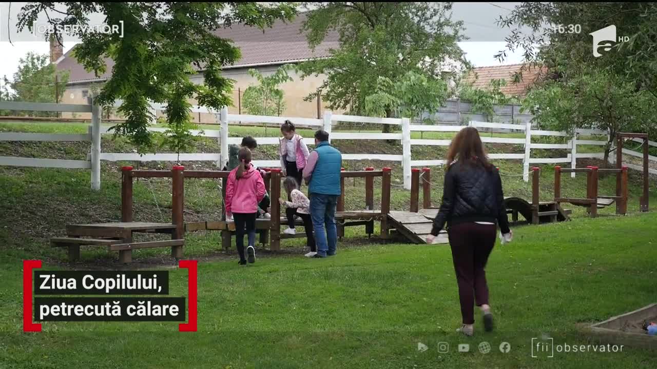 Ziua Copilului, petrecută călare de cei mici