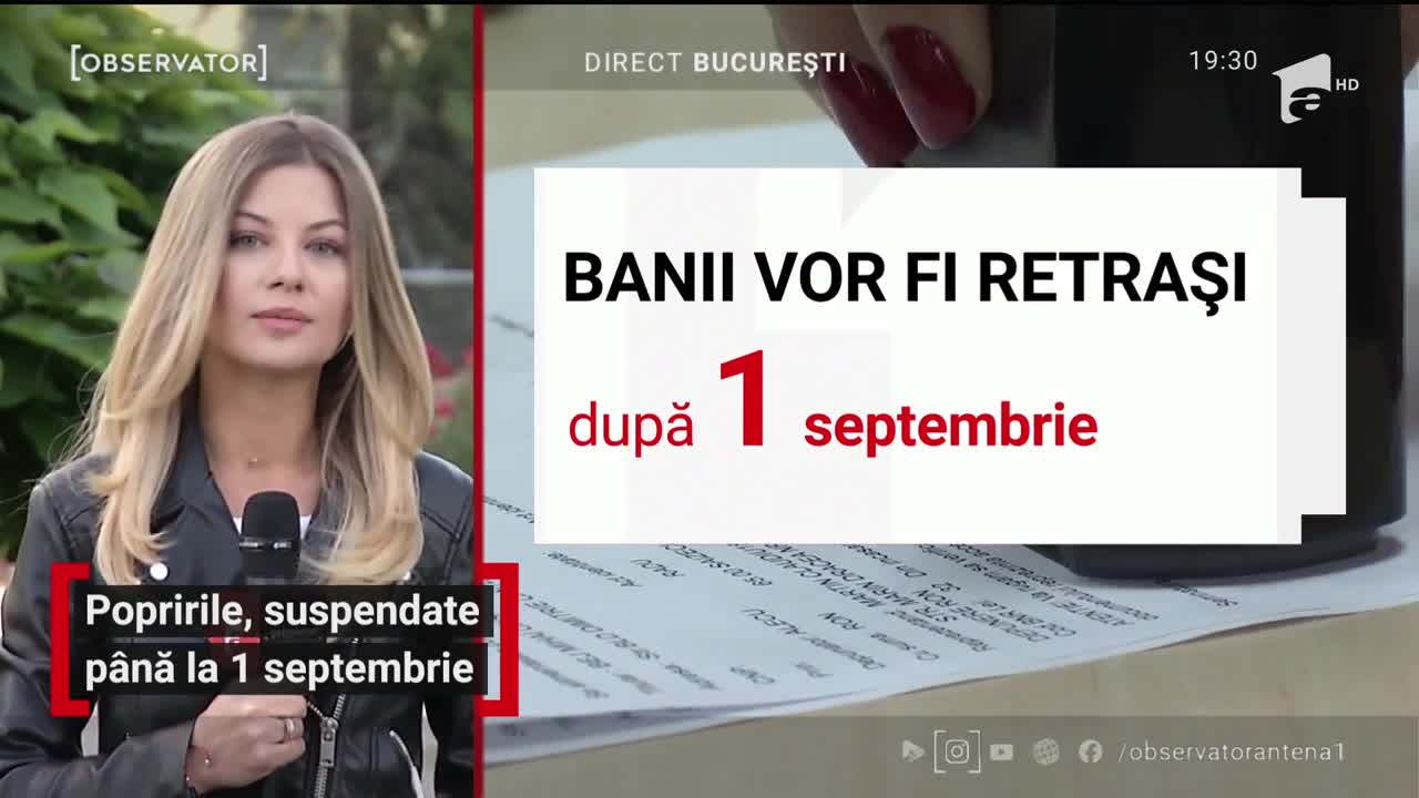 Popririle, suspendate p&acirc;nă la 1 septembrie
