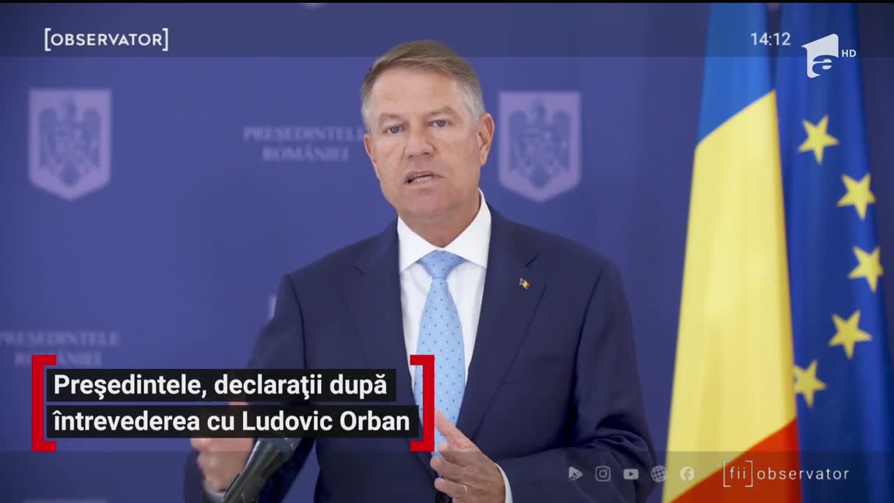Președintele Iohannis, declarații după &icirc;ntrevederea cu Ludovic Orban