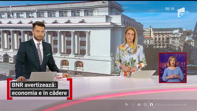 Avertisment dur din partea BNR: economia ţării este &icirc;n scădere