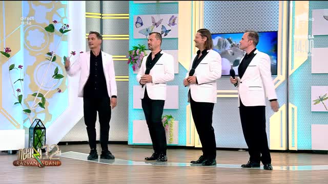 Trupa Distinto c&acirc;ntă piesa Mexican Night, la Neatza cu Răzvan și Dani