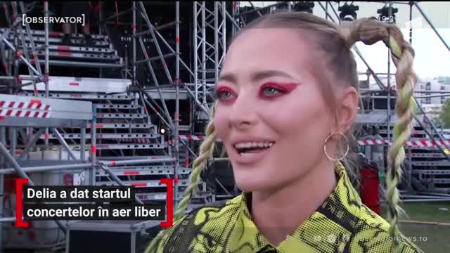 Delia a dat startul concertelor &icirc;n aer liber