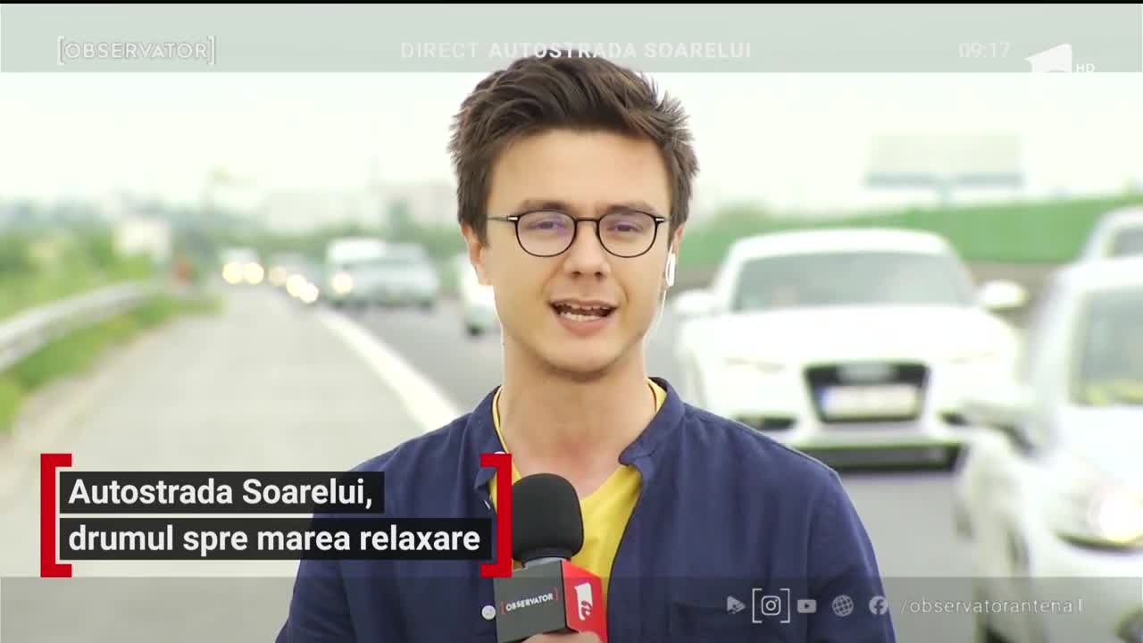 Aglomerație pe Autostrada Soarelui