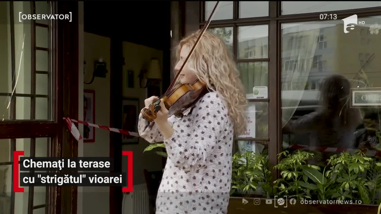 Muzică la vioară &icirc;n sprijinul antreprenorilor afectaţi de criza de coronavirus