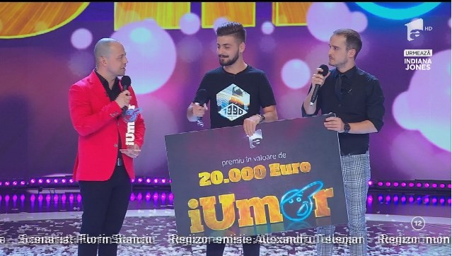 Eduard Vacariu, marele c&acirc;știgător al sezonului opt iUmor!