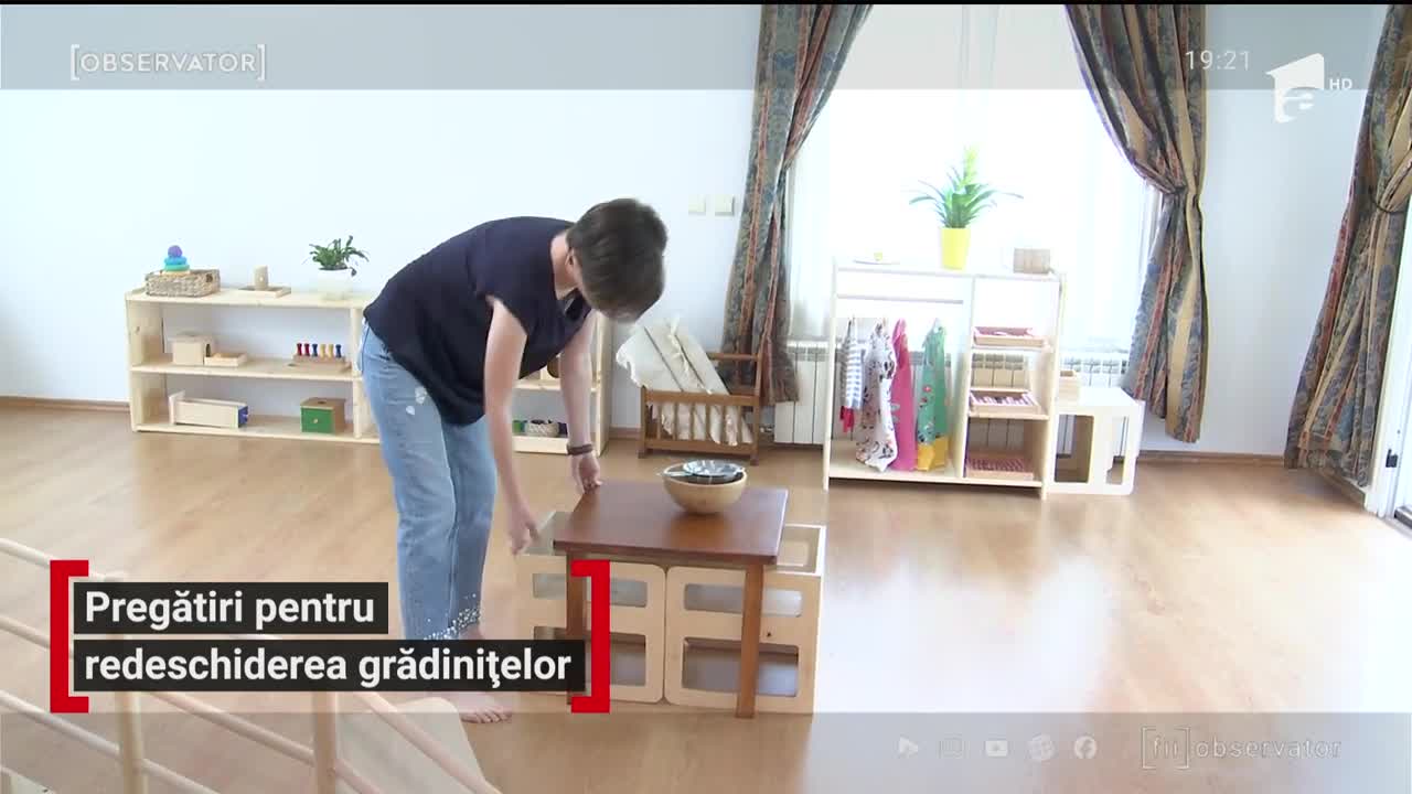 Pregătiri pentru redeschiderea grădinițelor