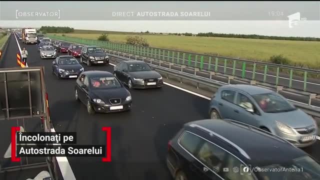 Aglomerație mare pe drumul de &icirc;ntoarcere de la mare, &icirc;n ultima zi din minivacanţa de Rusalii
