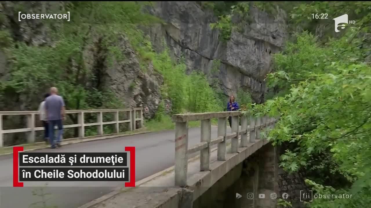 Escaladă și drumeție &icirc;n Cheile Sohodolului