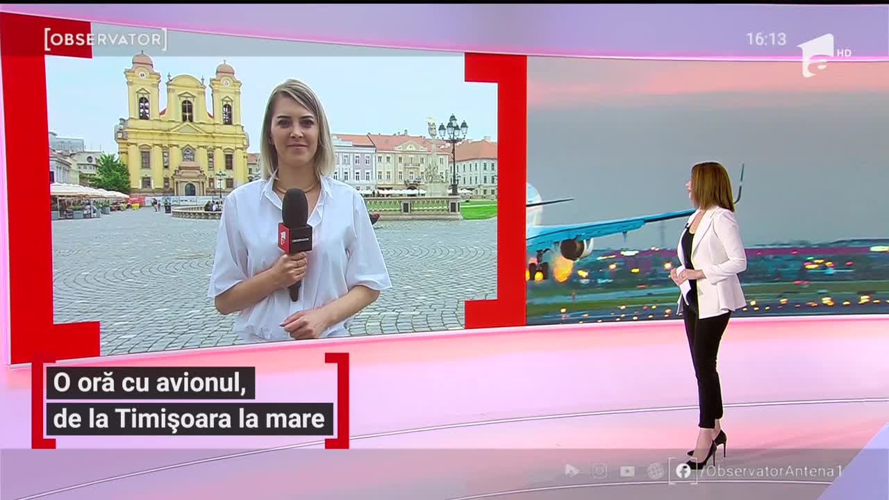 Timișoara reia cursele aeriene spre litoral