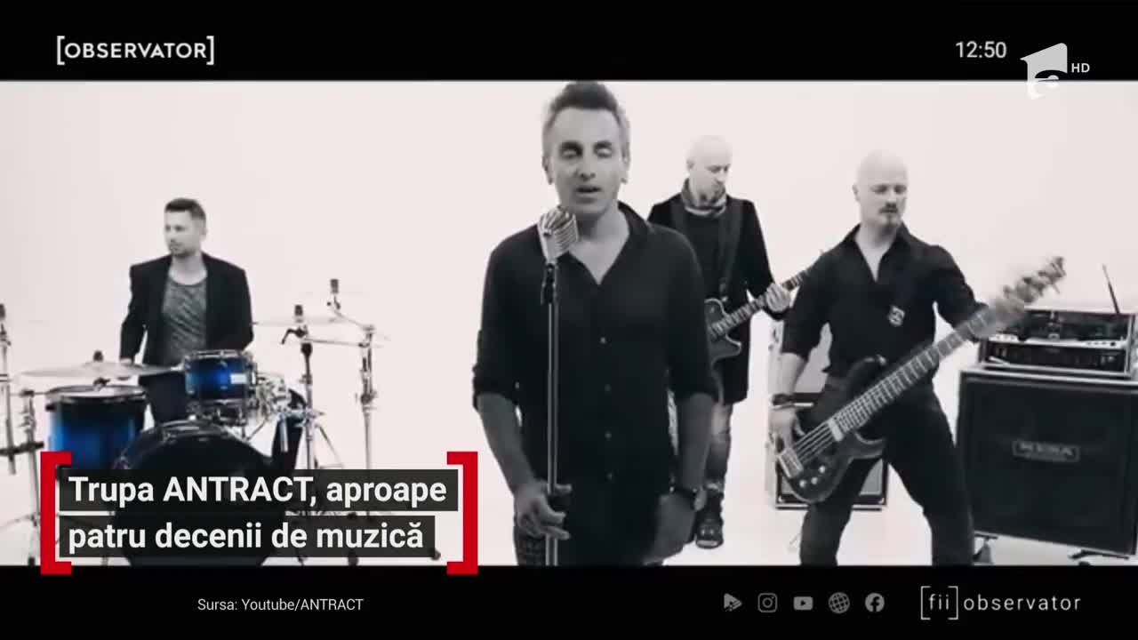 Trupa ANTRACT, aproape patru decenii de muzică