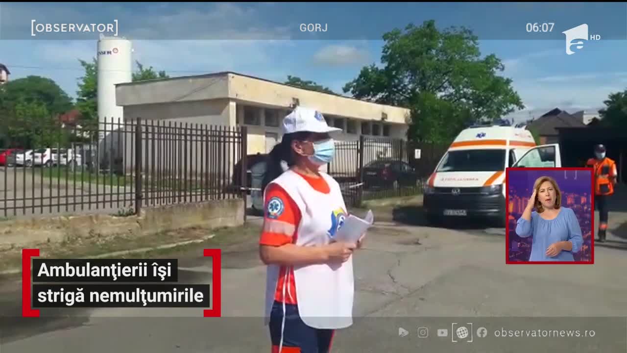 Ambulanțierii din Rom&acirc;nia &icirc;și strigă nemulțumirile