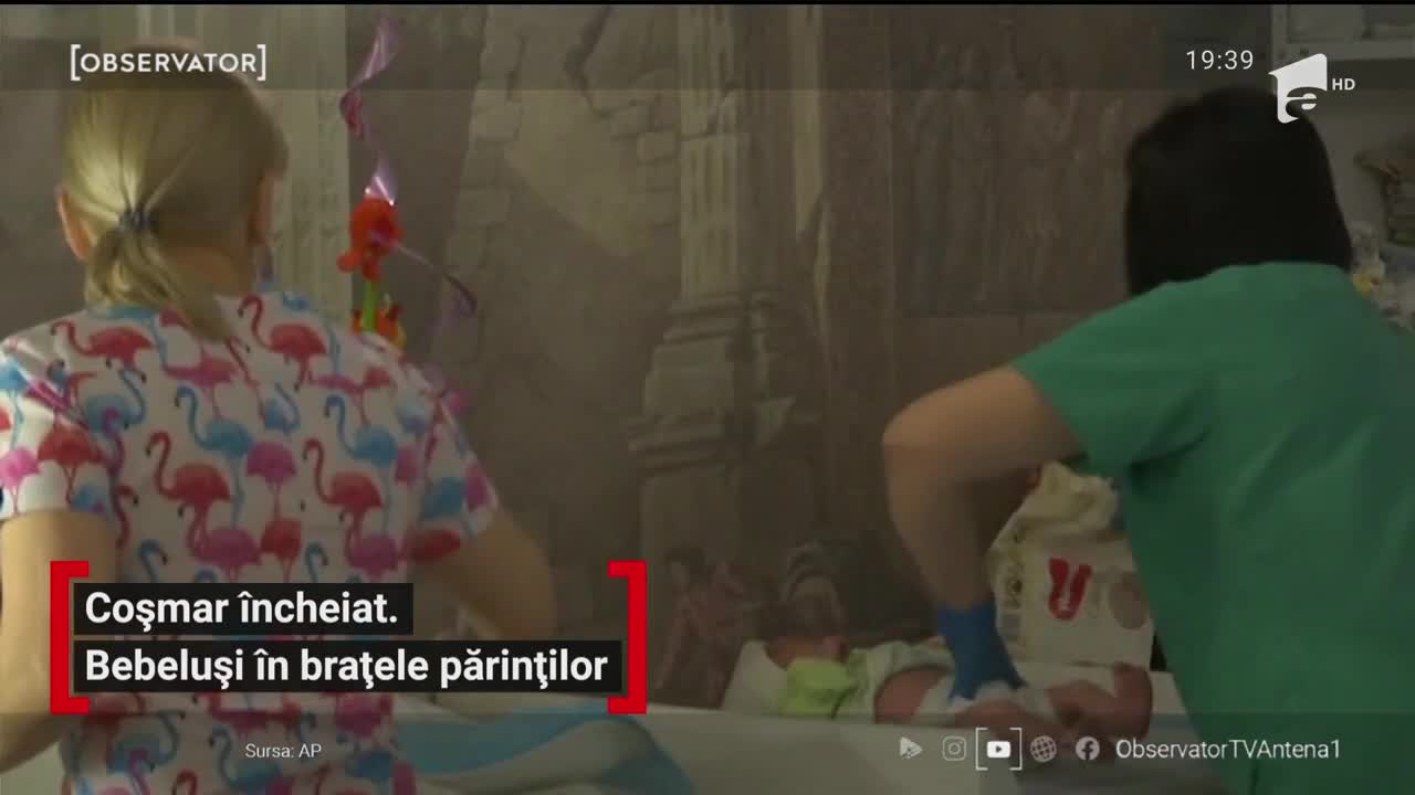 Zeci de părinţi şi-au str&acirc;ns &icirc;n braţe pentru prima dată bebeluşii, născuţi din mame-surogat &icirc;n Ucraina