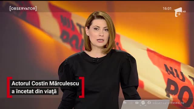 Actorul Costin Mărculescu a fost găsit mort &icirc;n apartamentul &icirc;n care locuia &icirc;n Capitală