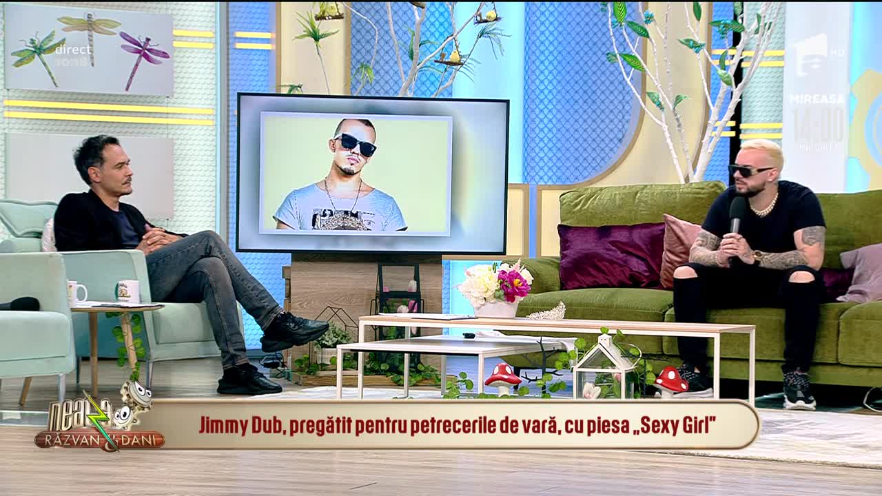 Jimmy Dub c&acirc;ntă, la Neatza, melodia "Sexy Girl"