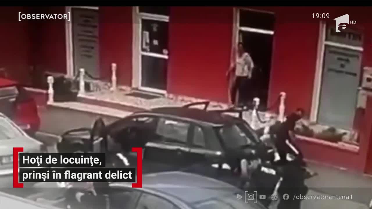 Hoți de locuințe, prinși &icirc;n flagrant delict