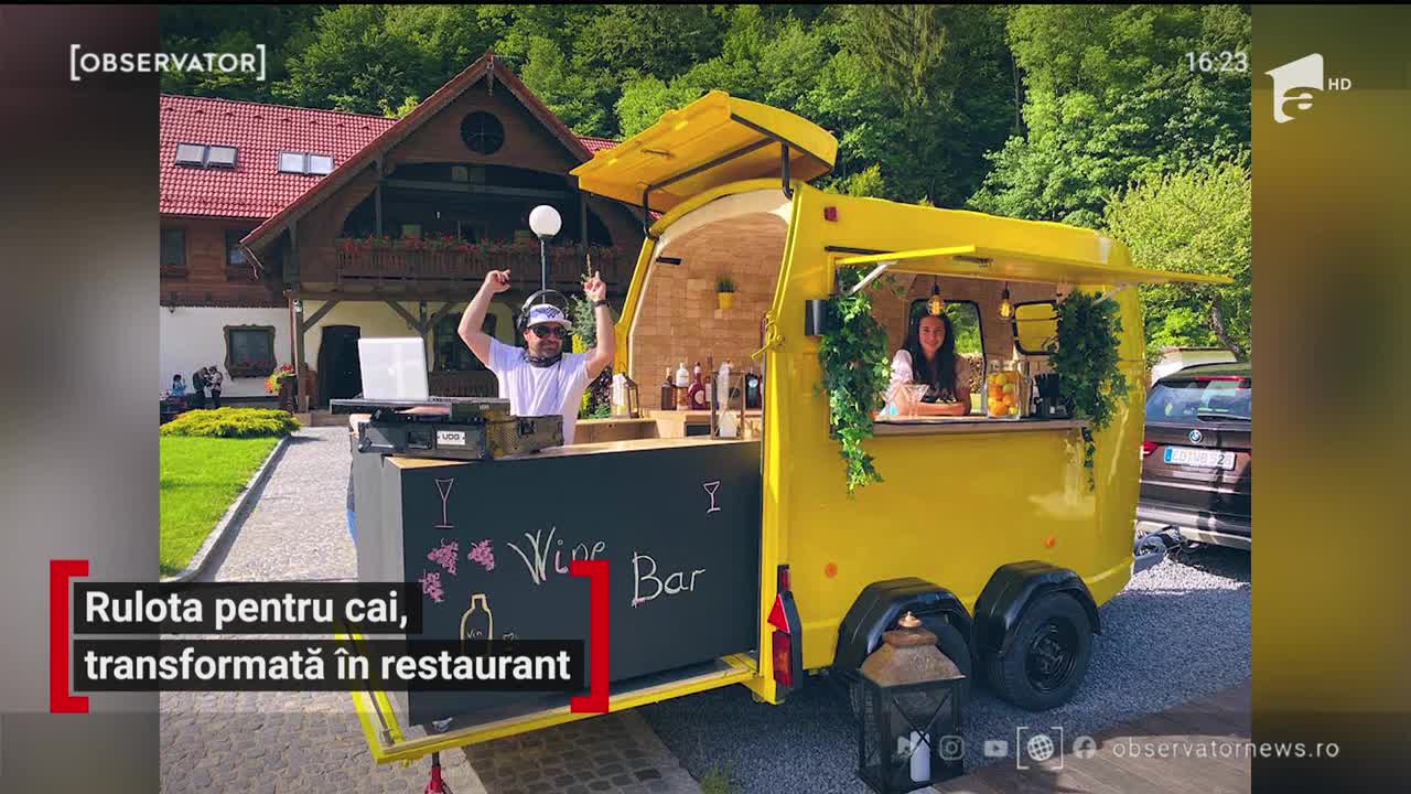 Rulota pentru cai, transformată &icirc;n restaurant