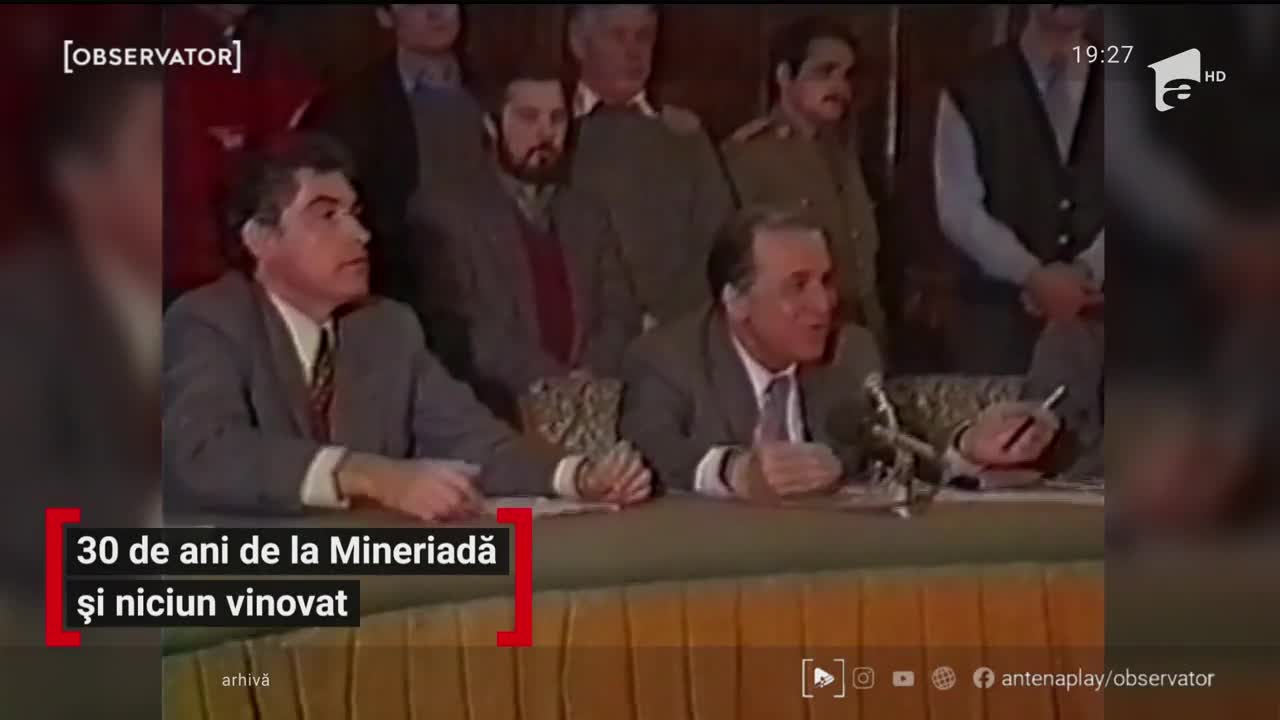 30 de ani de la Mineriadă și niciun vinovat