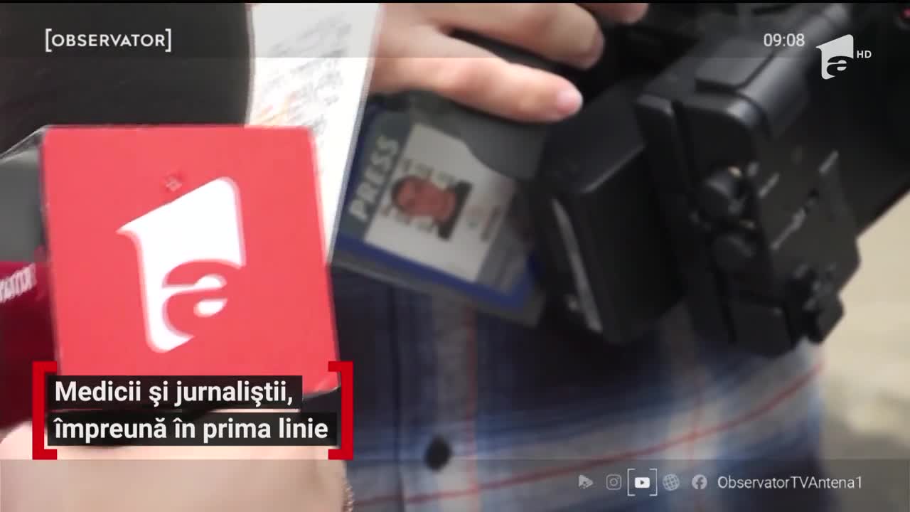 Medicii și jurnaliștii, &icirc;mpreună &icirc;n prima linie