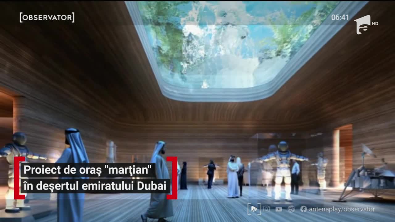 Proiect de oraș marțian &icirc;n deșertul emiratului Dubai
