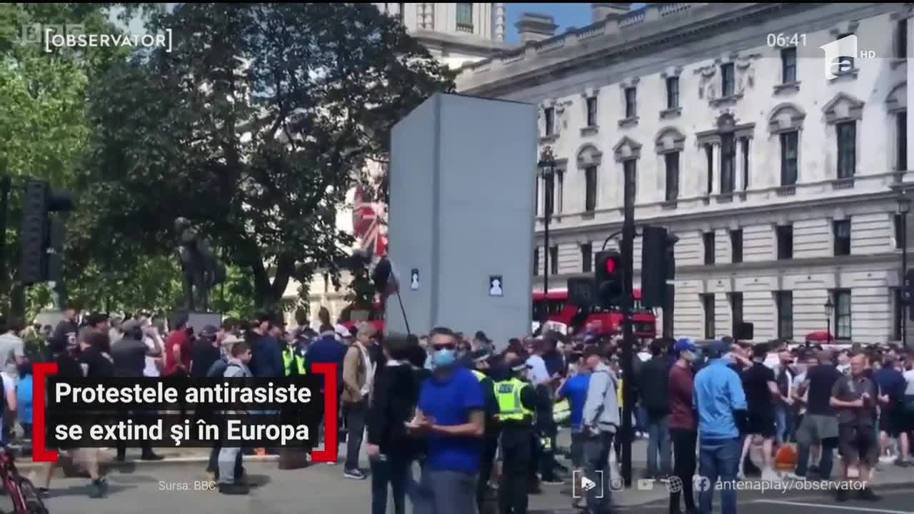 Protestele antirasiste se extind și &icirc;n Europa