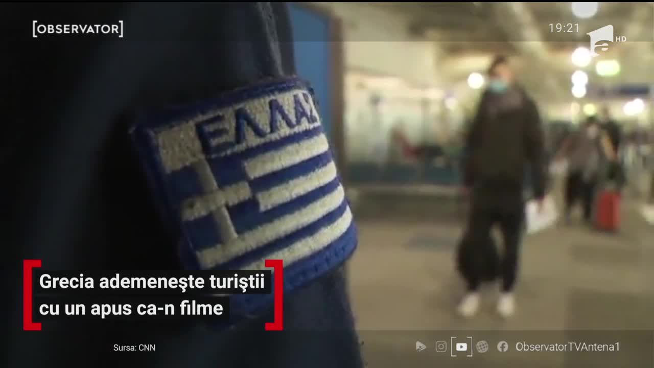 Grecia ademenește turiștii cu un apus ca &icirc;n filme