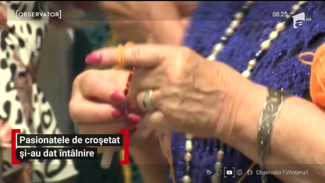 Pasionatele de croșetat și-au dat &icirc;nt&acirc;lnire