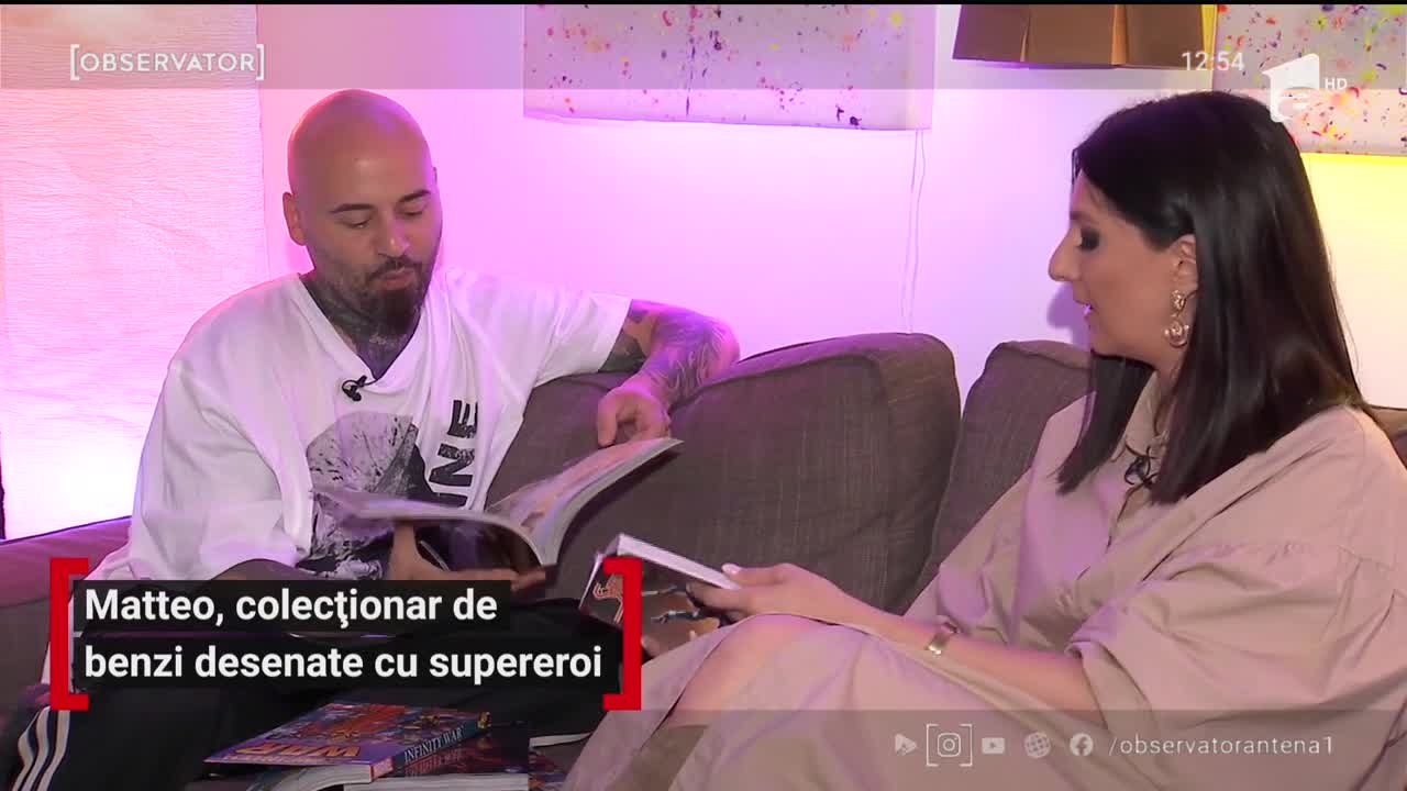 Matteo și pasinea pentru benzi desenate
