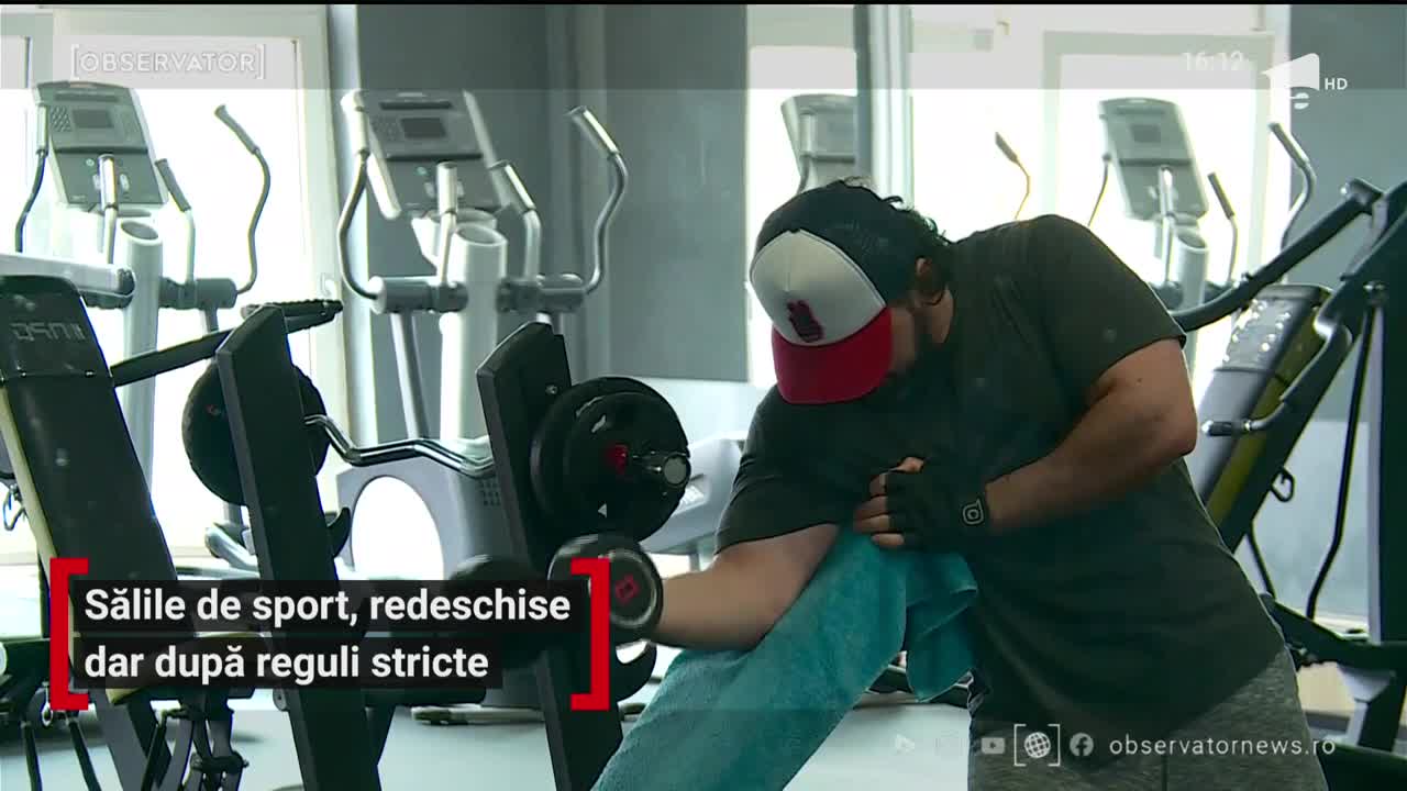 Sălile de sport, redeschise, dar după reguli stricte