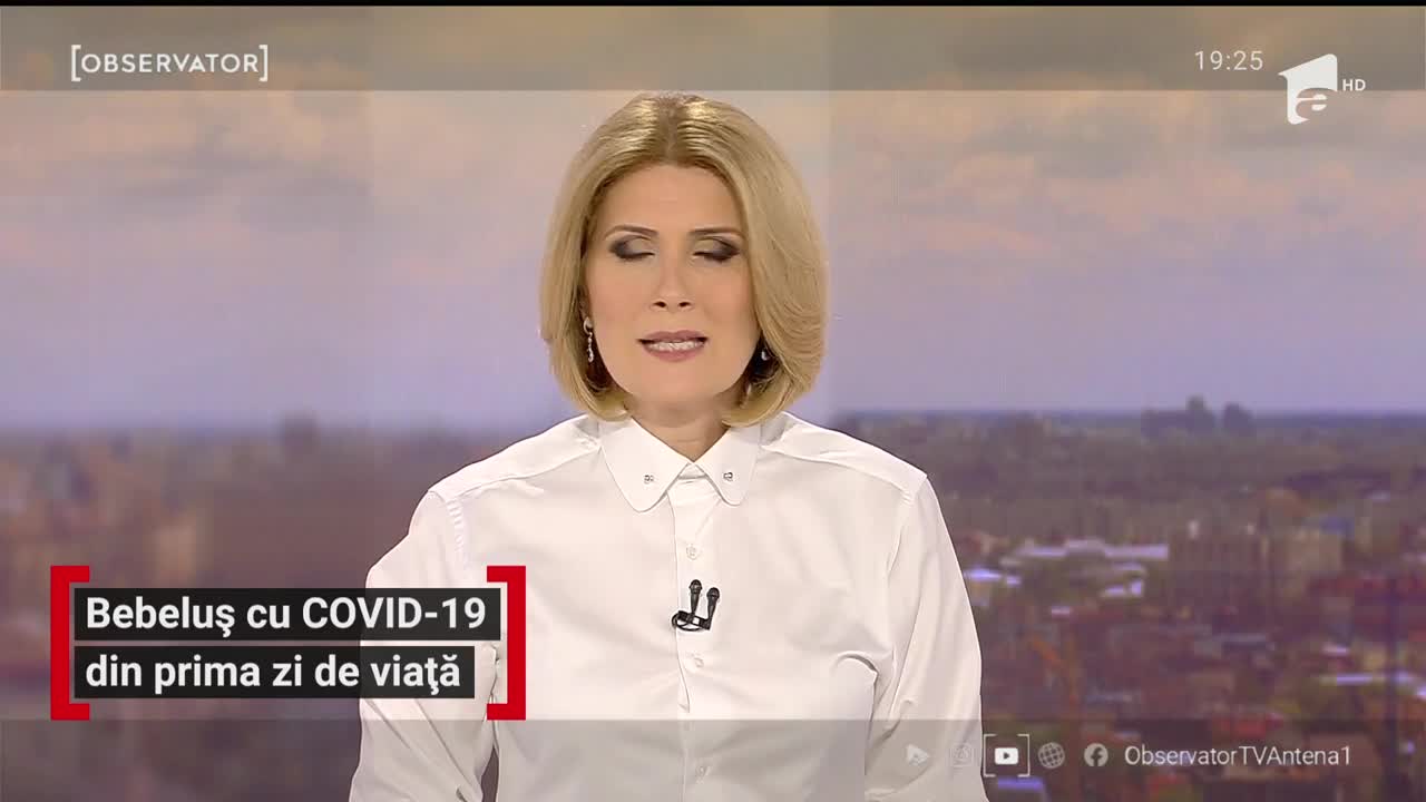 Bebeluș cu COVID-19 din prima zi de viață