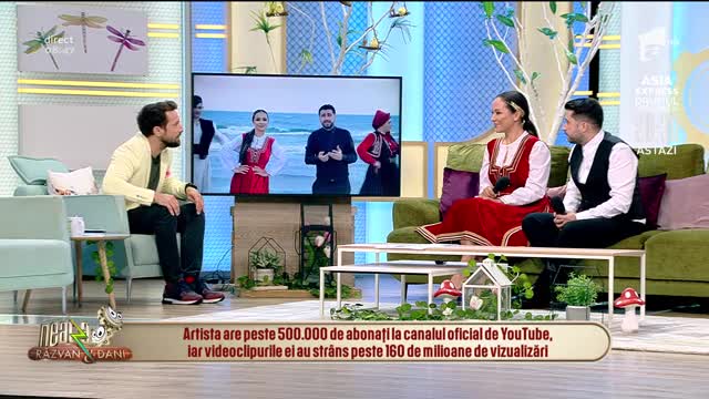 VIDEO| Vlăduța Lupău, piesă machedonească de senzație la "Neatza cu Răzvan și Dani"! Cum sună melodia cântată împreună cu Gramoste!