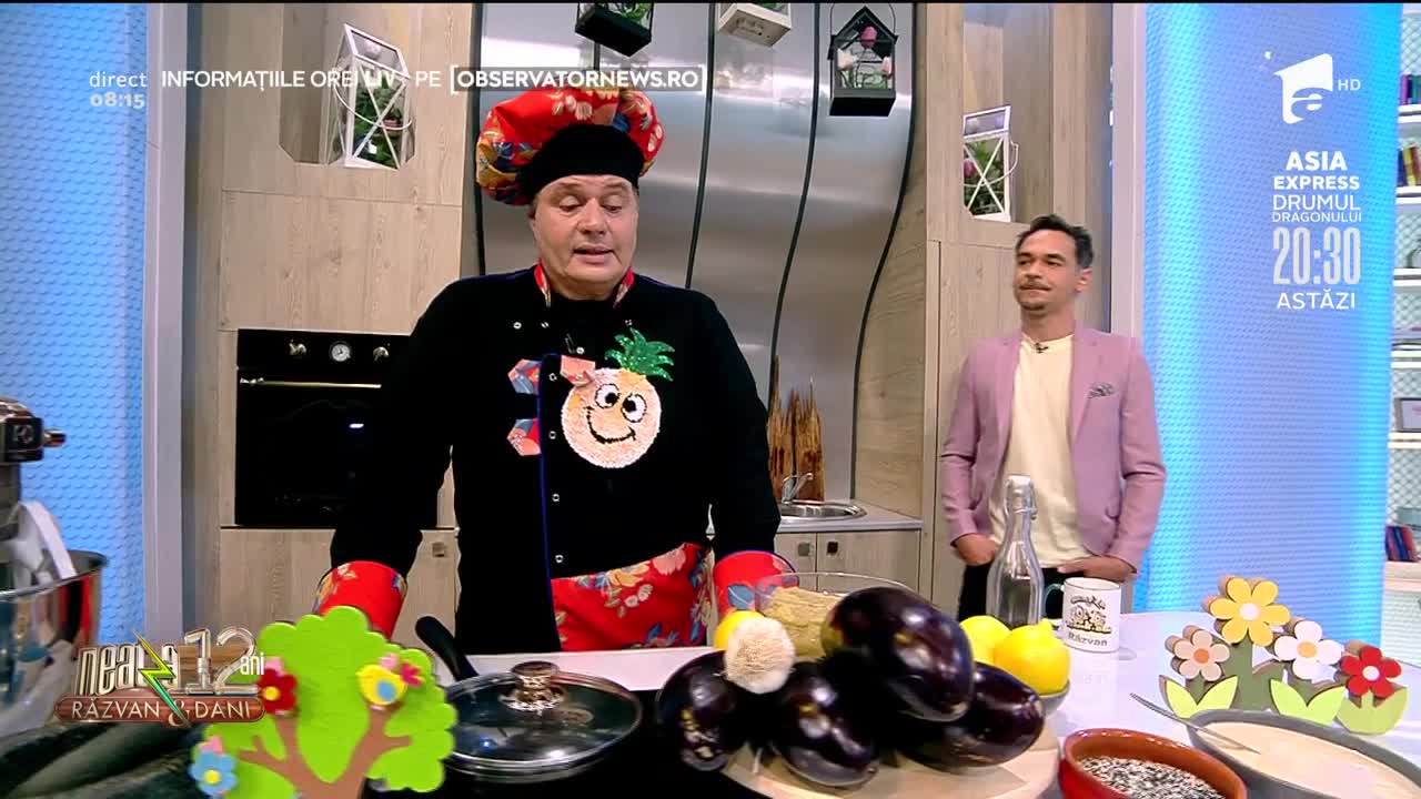 Rețeta lui Vlăduț de la Neatza cu Răzvan şi Dani. Baba Ganoush, un preparat extrem de cunoscut &icirc;n țările orientale