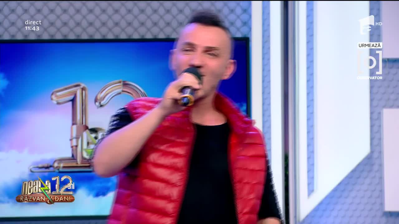 Mihai Trăistariu c&acirc;ntă piesa Your live is high, la Neatza cu Răzvan și Dani