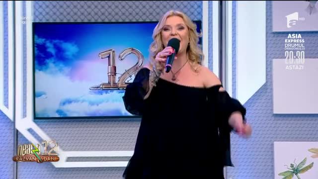 Crina Matei c&acirc;ntă piesa Mi te-a lipit de suflet, la Neatza cu Răzvan și Dani