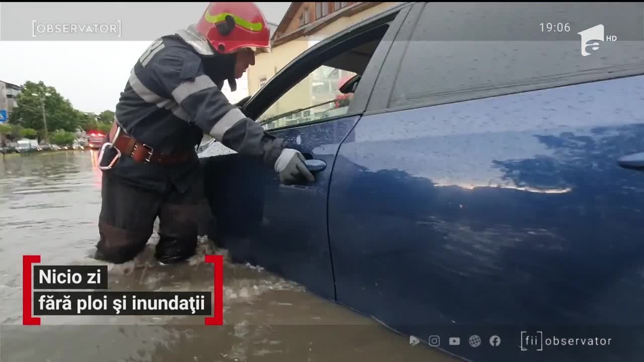 Probleme din cauza inundaţiilor &icirc;n aproape toată ţara