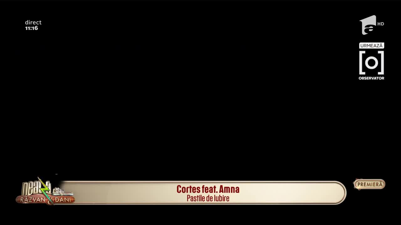 Cortes și Amna c&acirc;ntă melodia Pastile de iubire, la Neatza cu Răzvan și Dani