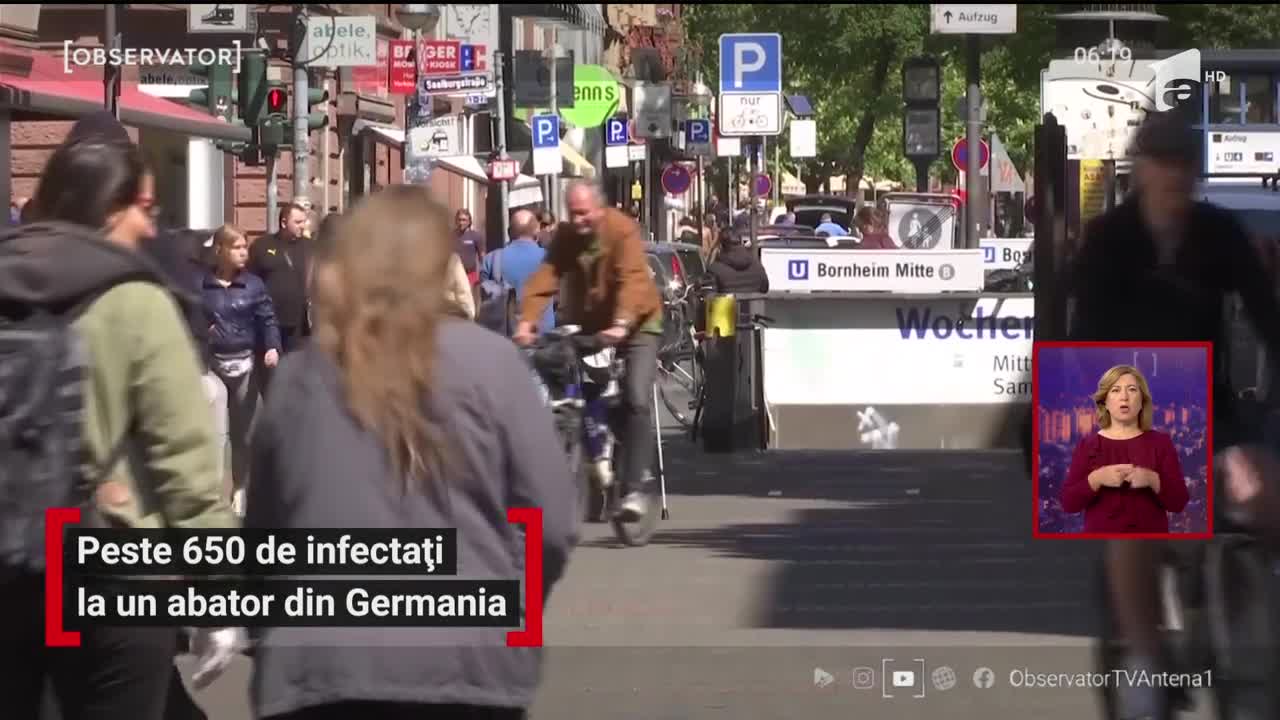 Peste 650 de infectați cu noul coronavirus la un abator din Germania. Angela Merkel urmăreşte &icirc;ndeaproape evoluţia pandemiei