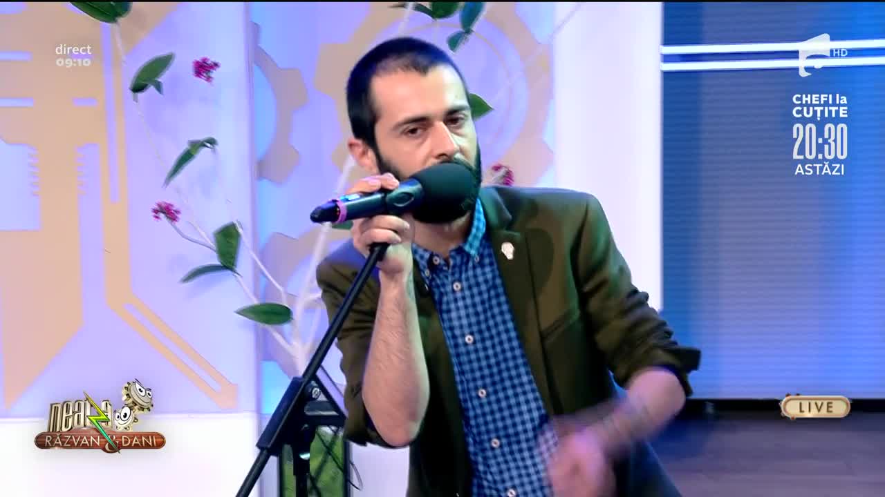 Eyedrops c&acirc;ntă melodia Culori uitate, la Neatza cu Răzvan și Dani