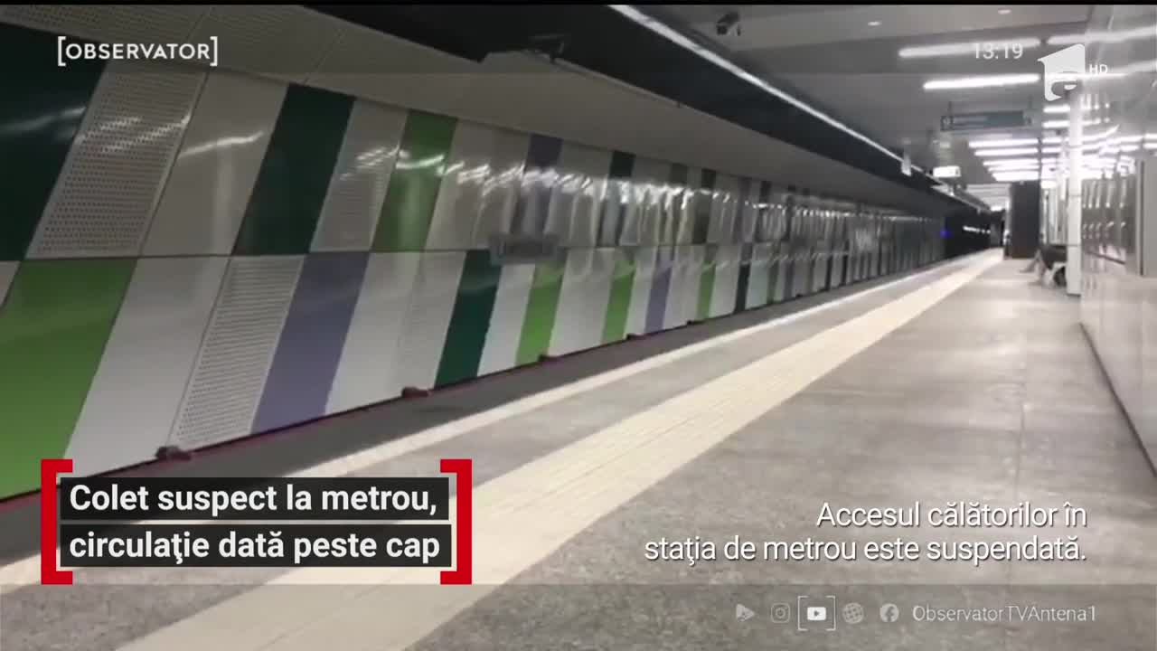 Ameninţare cu bombă &icirc;n staţia de metrou Eroilor din Bucureşti. Circulația trenurilor a fost dată peste cap