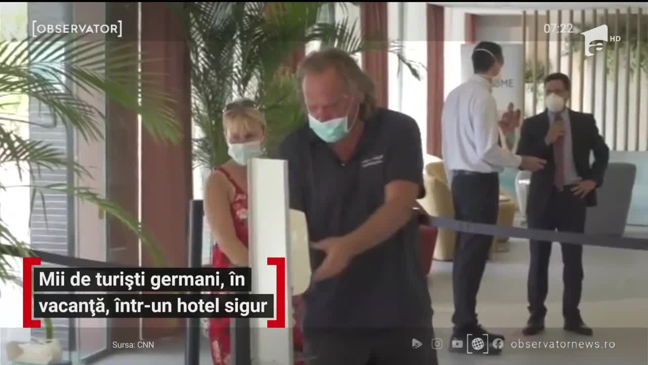 Mii de turiști germani, &icirc;n vacanță, &icirc;ntr-un hotel sigur