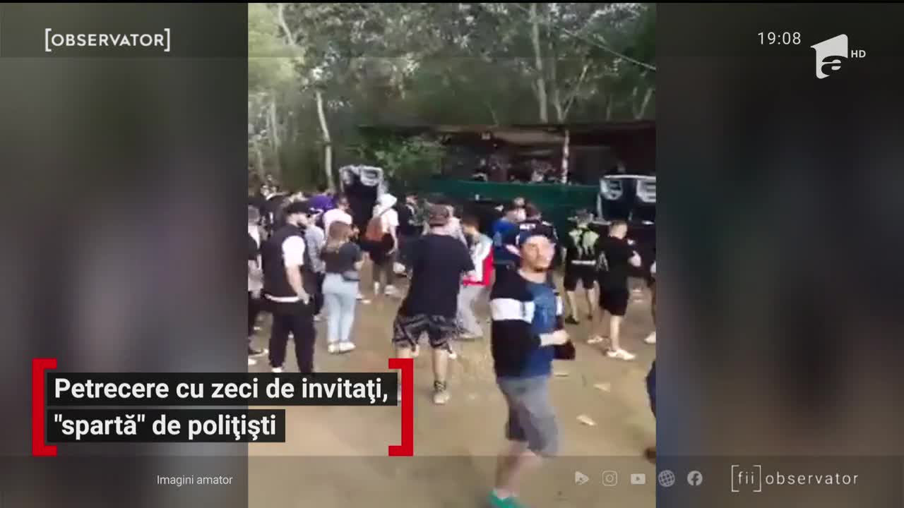 Supărat că &icirc;ncă nu s-au deschis cluburile, un t&acirc;năr a organizat o petrecere ilegală, cu zeci de invitaţi