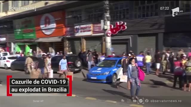 Cazurile pozitive de noul coronavirus au trecut de un milion &icirc;n Brazilia